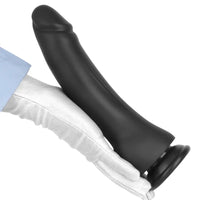 9.44in Manual Thick Upturned Silicone Soft Big Dildo For Anal Vaginal Sex