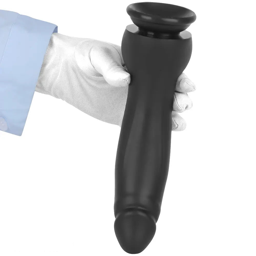9.44in Manual Thick Upturned Silicone Soft Big Dildo For Anal Vaginal Sex