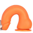 9.44in Manual Thick Upturned Silicone Soft Big Dildo For Anal Vaginal Sex