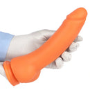 9.44in Manual Thick Upturned Silicone Soft Big Dildo For Anal Vaginal Sex