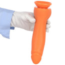 9.44in Manual Thick Upturned Silicone Soft Big Dildo For Anal Vaginal Sex