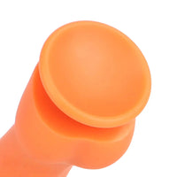 9.44in Manual Thick Upturned Silicone Soft Big Dildo For Anal Vaginal Sex
