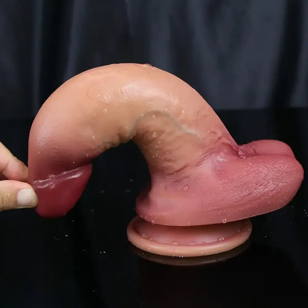 9.44in Realistic Giant Feels Like Skin Dildo For Women Men Couples