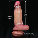 9.44in Realistic Giant Feels Like Skin Dildo For Women Men Couples