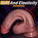 9.44in Realistic Silicone Big Strapon Dildo Soft Real Adult Male Female Toy