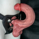 9.44in Realistic Silicone Big Strapon Dildo Soft Real Adult Male Female Toy