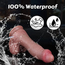 9.44in Realistic Uncut Ejaculating Soft Strap on Dildo Real Touch Sex Toy