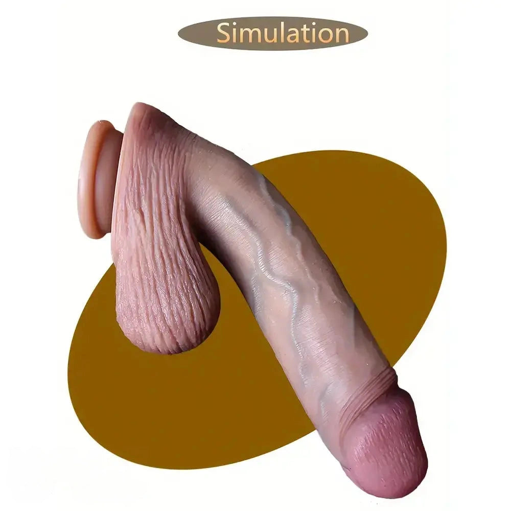 9.44in Silicone G-Spot Realistic Large Flexible Penis Hanging Style Dildo