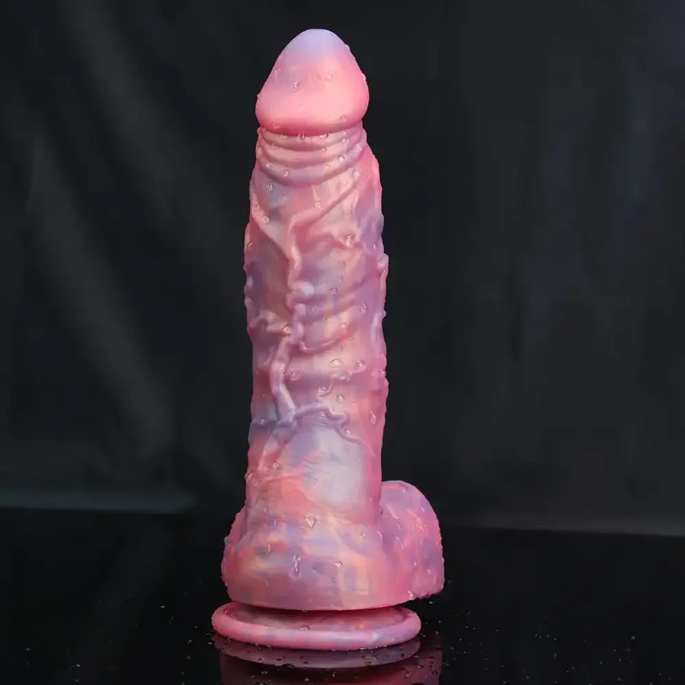 9.44in Soft Penis Real Vein Dildo Realistic Skin Silicone Vaginal Massager