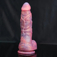 9.44in Soft Penis Real Vein Dildo Realistic Skin Silicone Vaginal Massager