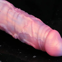 9.44in Soft Penis Real Vein Dildo Realistic Skin Silicone Vaginal Massager