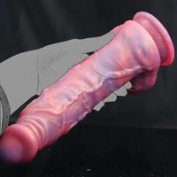 9.44in Soft Penis Real Vein Dildo Realistic Skin Silicone Vaginal Massager