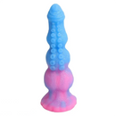 9.44in Starry Night Light Tentacle Anal Plug Liquid Silicone Large Dildo
