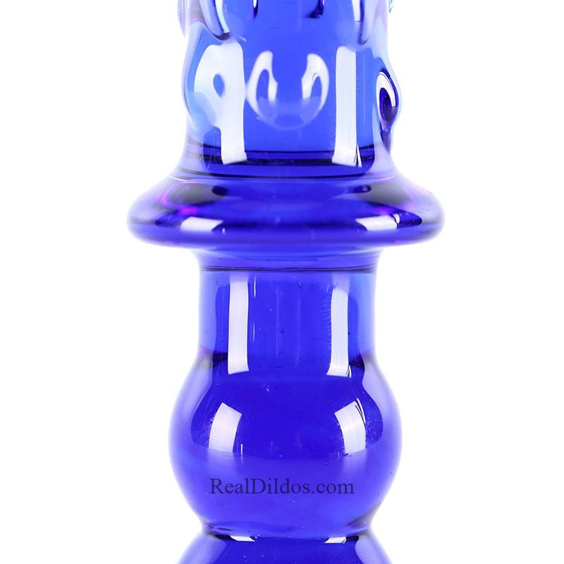 9.45″ Double Heads Premium Long Glass Dildo With Beads