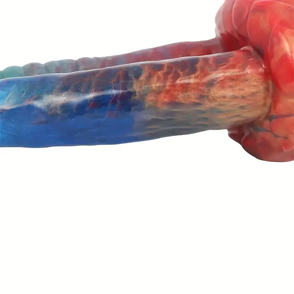 9.45in 10.63in Colorful Silicone Big U-shaped Double-headed Monster Dildo