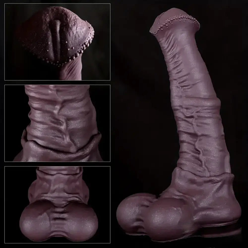 9.45in 11.41in 13.58in Liquid Silicone Animal Horse Dildo For Vagina