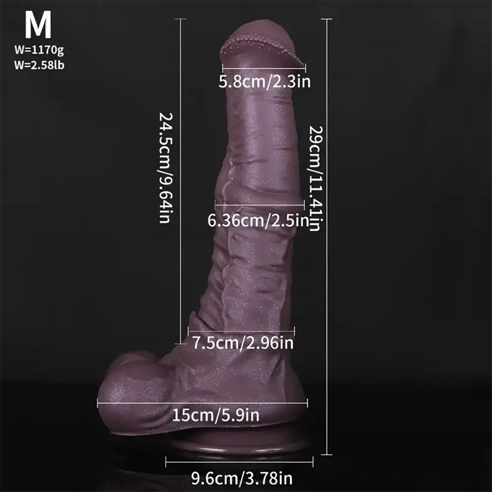 9.45in 11.41in 13.58in Liquid Silicone Animal Horse Dildo For Vagina
