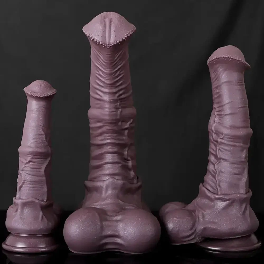 9.45in 11.41in 13.58in Liquid Silicone Animal Horse Dildo For Vagina