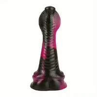 9.45in 11.8in Fantasy Animal Snake Cock Silicone Soft Dildo For Women