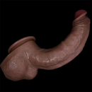 9.45in 11in 11.8in Lifelike Silicone Large Soft Dildo With Suction Cup