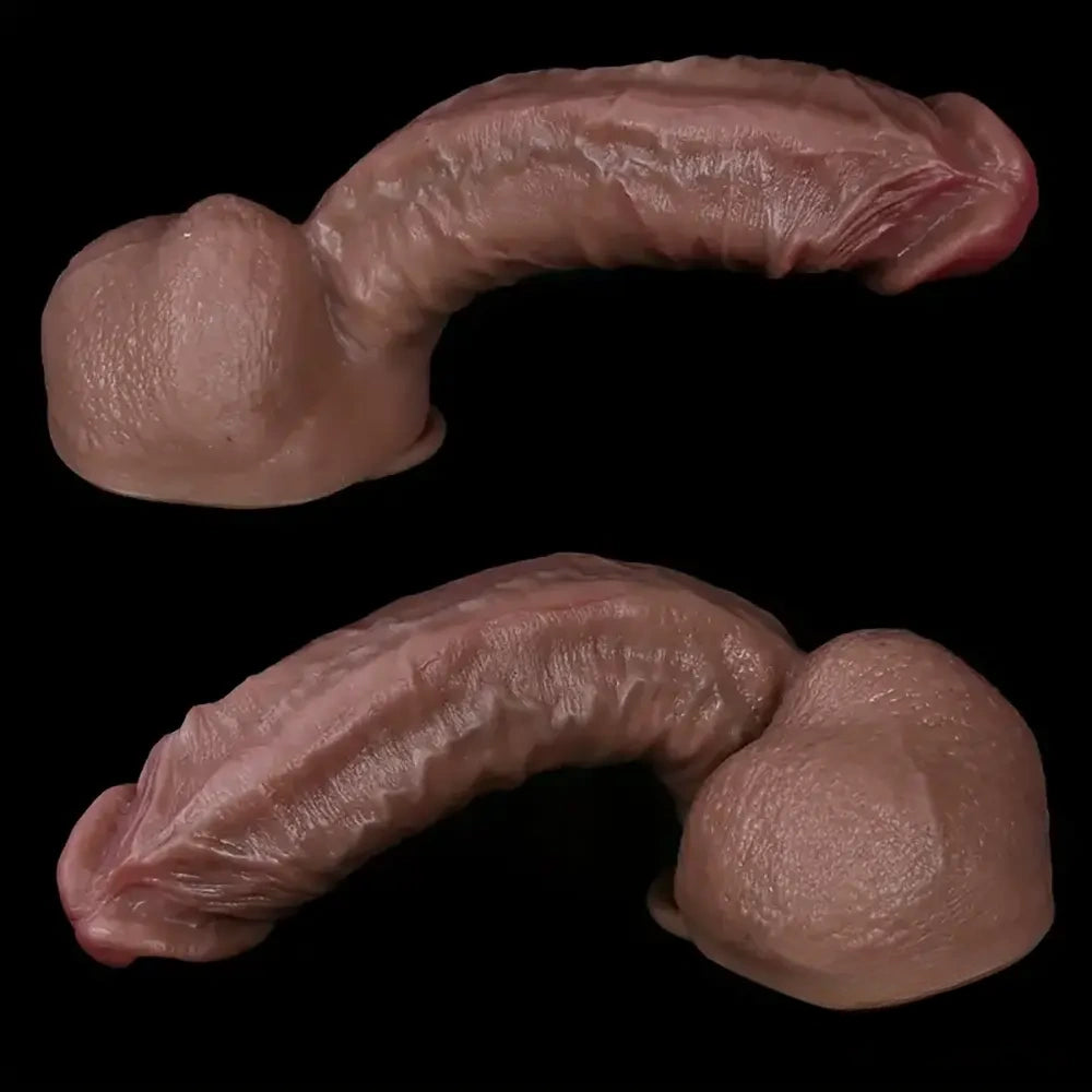 9.45in 11in 11.8in Lifelike Silicone Large Soft Dildo With Suction Cup