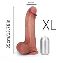 9.45in 13.78in Real Feeling Silicone Soft Adult Male Female Big Dildo