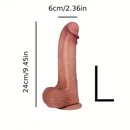 9.45in 13.78in Real Feeling Silicone Soft Adult Male Female Big Dildo
