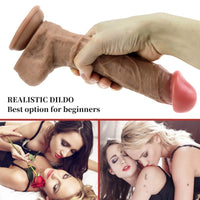 9.45in Adult Female Masturbator Simulation Dildo Oversized Sex Toy