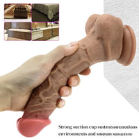 9.45in Adult Female Masturbator Simulation Dildo Oversized Sex Toy