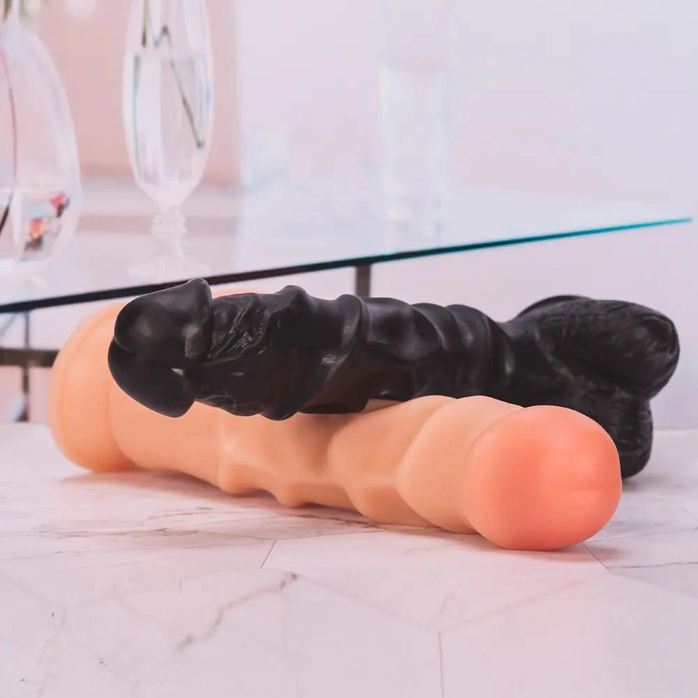 9.45in Big Real PVC Skin Dildo For Couples Sex Toy With Suction Cup
