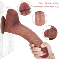 9.45in Blonde Dildo Sex Toy For Anus Vagina Orgasm