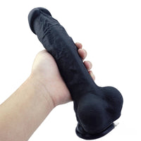 9.45in Curved Sex Toy Dildo With Vivid Veins For Anus Vagina Masturbation