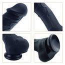 9.45in Curved Sex Toy Dildo With Vivid Veins For Anus Vagina Masturbation