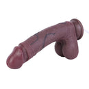 9.45in Dual Density Silicone Ejaculating Dildo Male Female Masturbator