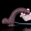 9.45in Dual Density Silicone Ejaculating Dildo Male Female Masturbator
