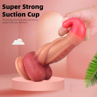 9.45in Europe America New Fantasy Odd Design Big Thick Dildo