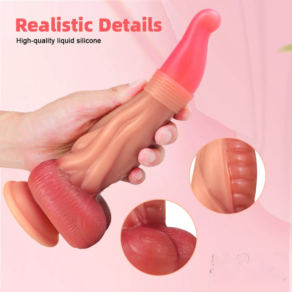 9.45in Europe America New Fantasy Odd Design Big Thick Dildo