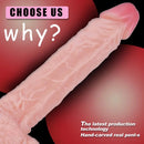 9.45in Flesh Realistic Big Soft Dildo Erotic Suction Cup Toy For Women