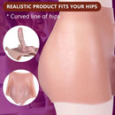 9.45in High-waisted Simulation Wearable Silicone Cock Soft Dildo Pants