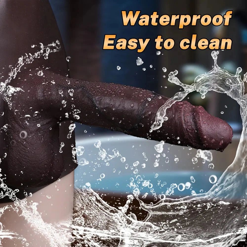 9.45in Hollow Strap on Silicone Soft Dildo Panty For Couples Men Women