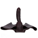 9.45in Hollow Strap on Silicone Soft Dildo Panty For Couples Men Women
