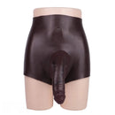 9.45in Hollow Strap on Silicone Soft Dildo Panty For Couples Men Women