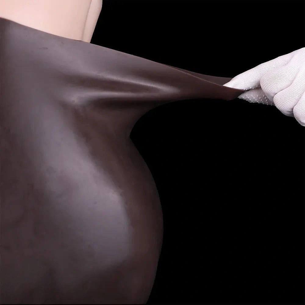 9.45in Hollow Strap on Silicone Soft Dildo Panty For Couples Men Women