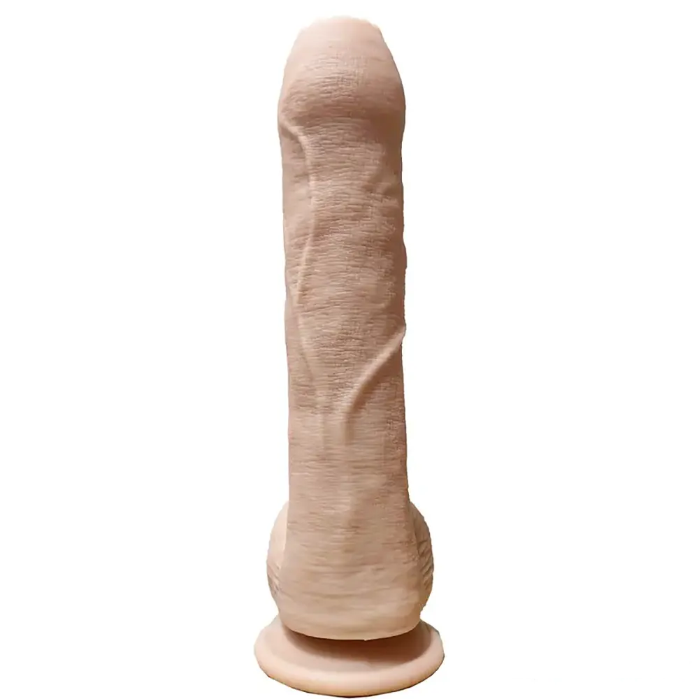 9.45in Large Realistic Female Male Flesh Like Dildo With Suction Cup