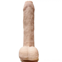 9.45in Large Realistic Female Male Flesh Like Dildo With Suction Cup