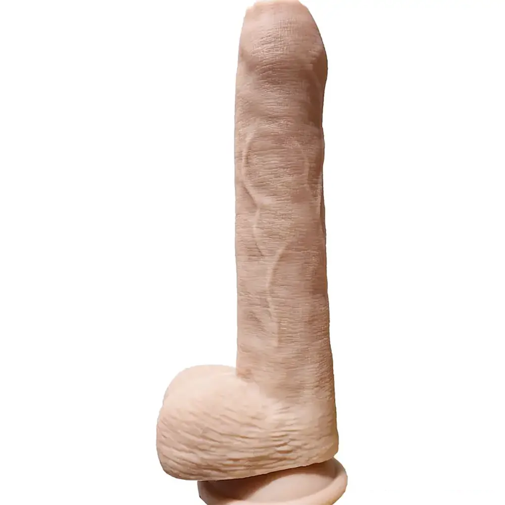 9.45in Large Realistic Female Male Flesh Like Dildo With Suction Cup
