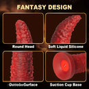 9.45in Monster Soft Liquid Silicone G-Spot 10 Vibrating 3 Thrust Modes Dildo
