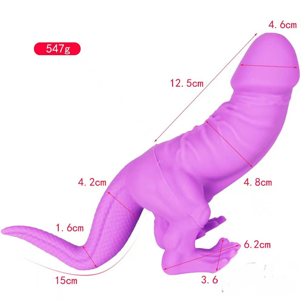 9.45in Odd Design Dinosaur Animal Big Dildo Sex Toy For Love