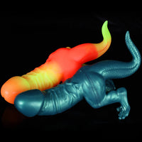 9.45in Odd Design Dinosaur Animal Big Dildo Sex Toy For Love