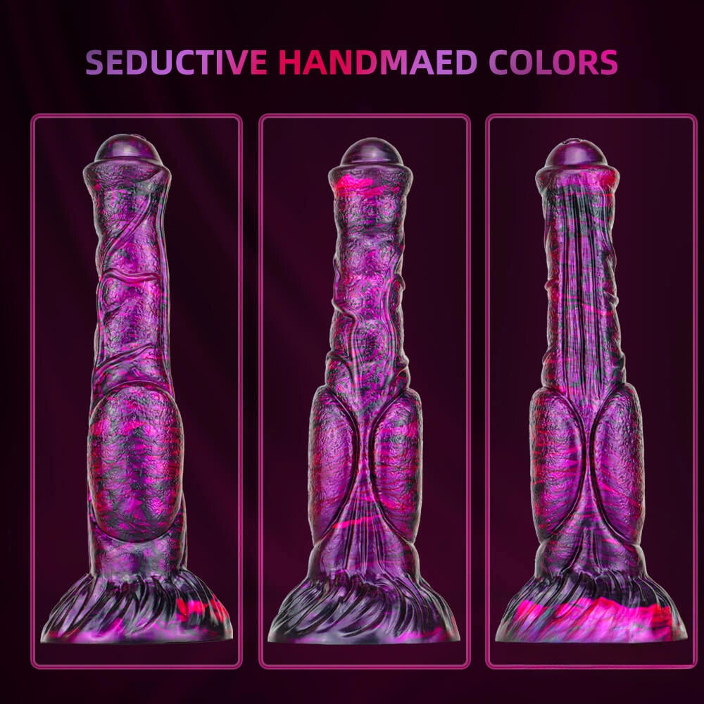 9.45in Ombre Animal Horse Cock Dildo For Adult Women Love